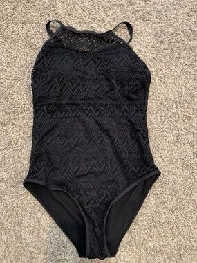 Women’s Black Lace One-Piece Swimsuit. New with tag.